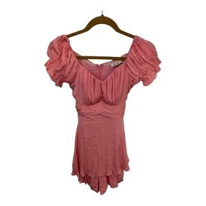Cellecci Raelynne Pink Romper Medium New With Tags
